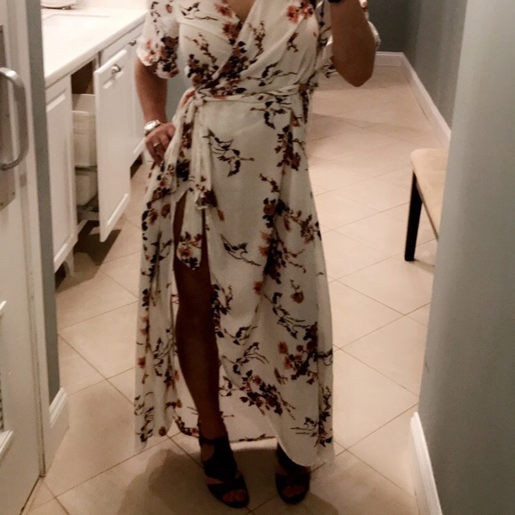 Fall Roxy Wrap Around Dress - Picture 6 of 6